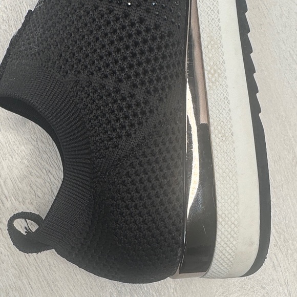 Nine West Black Knit Women's Sneakers - Picture 4 of 9